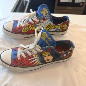 Limited Edition Discontinued Converse/DC Wonder Woman Sneakers - Worn Once!